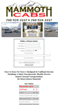 Mobile Screenshot of mammothlakescabs.com
